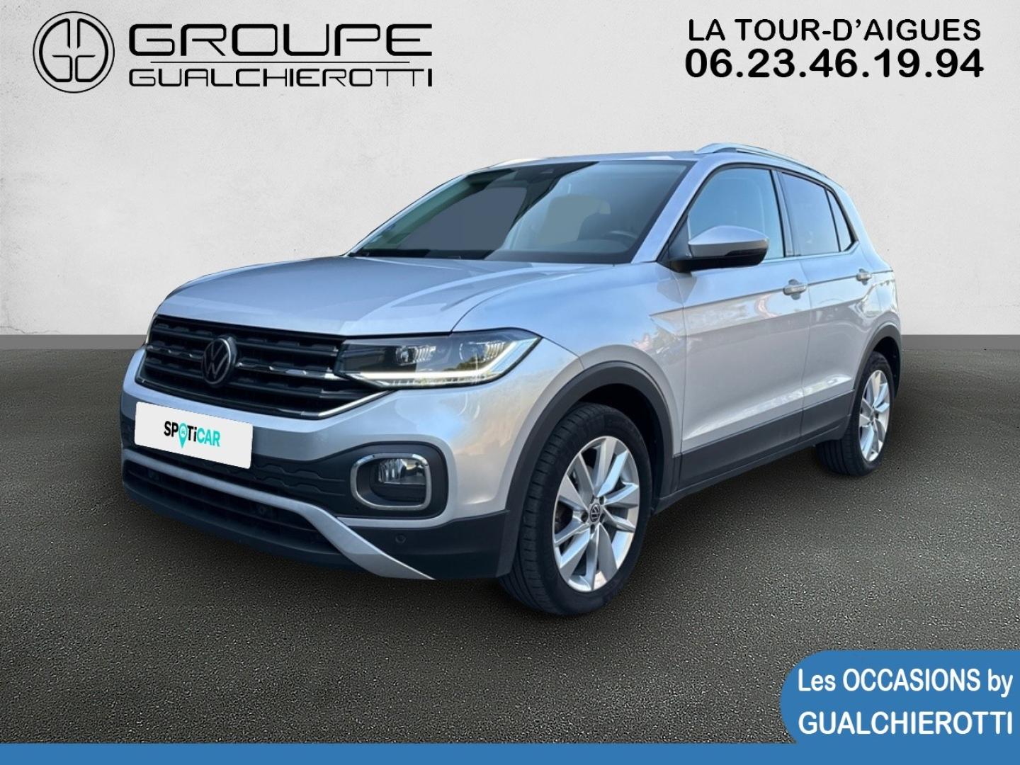 Occasion VOLKSWAGEN T-Cross 1.0 TSI 115ch Carat DSG7 17990€ - GUALCHIEROTTI La Tour d'Aigue
