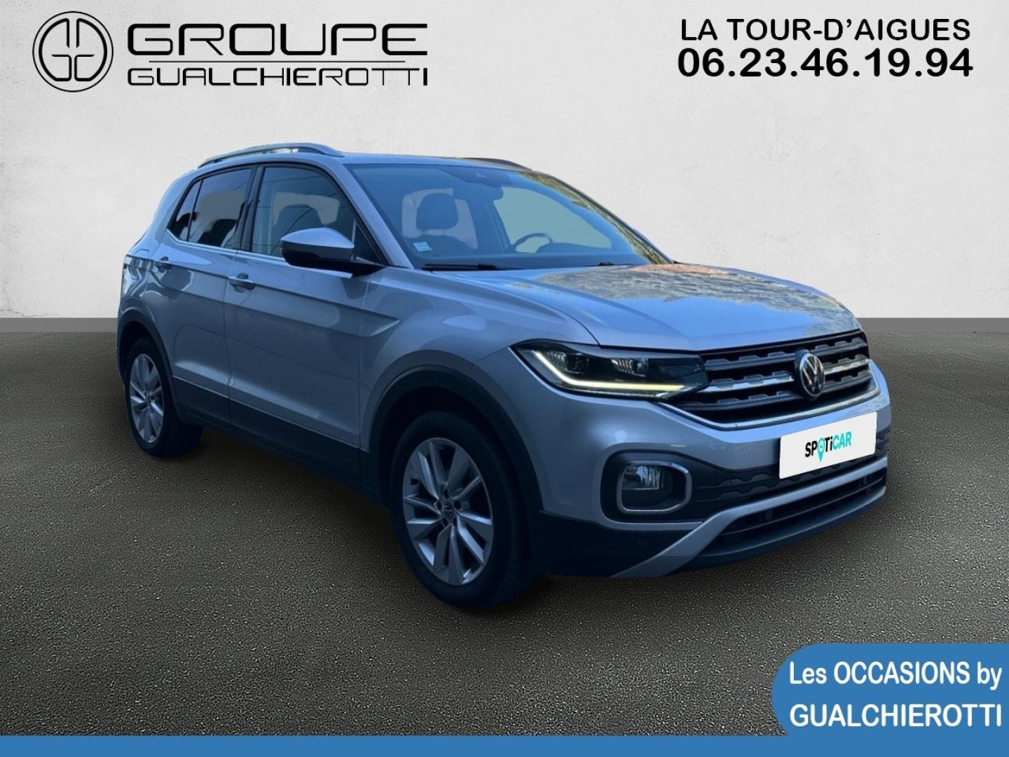 Occasion VOLKSWAGEN T-Cross 1.0 TSI 115ch Carat DSG7 17990€ - GUALCHIEROTTI La Tour d'Aigue