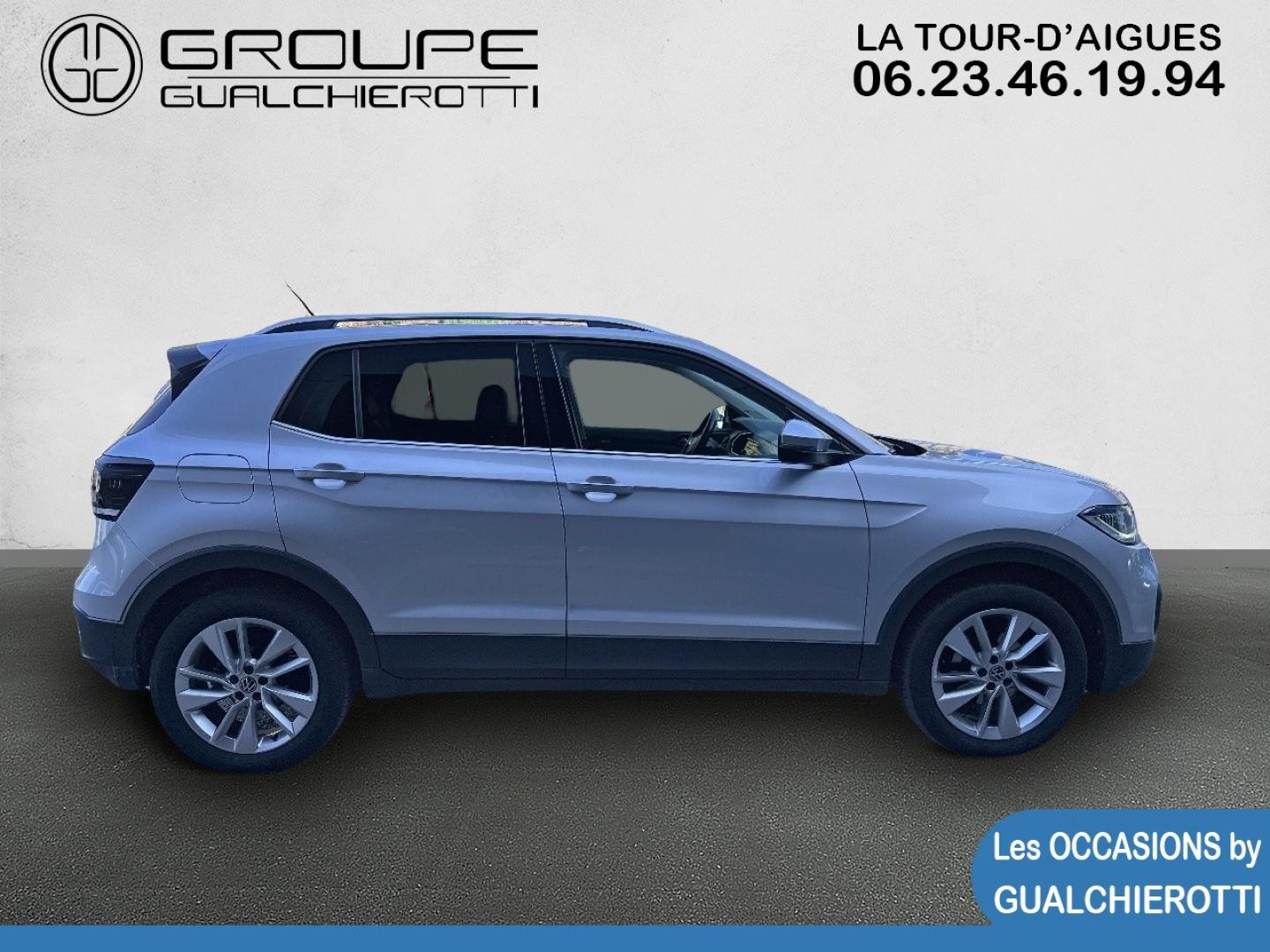 Occasion VOLKSWAGEN T-Cross 1.0 TSI 115ch Carat DSG7 17990€ - GUALCHIEROTTI La Tour d'Aigue