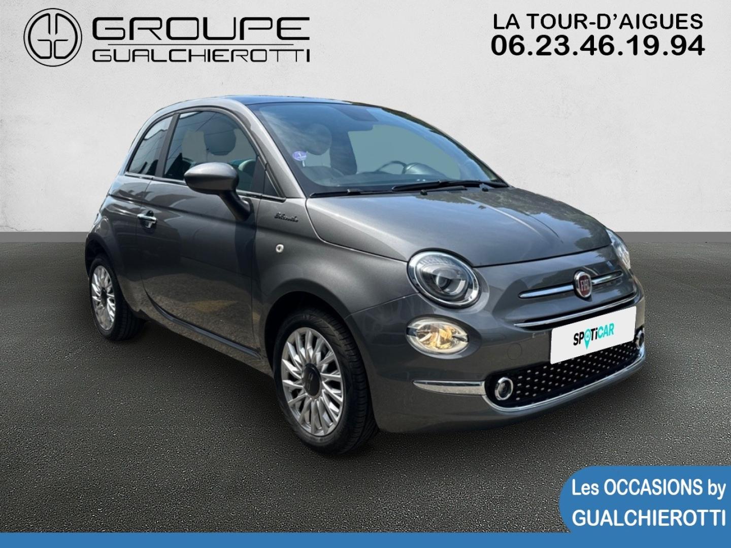 Occasion FIAT 500 1.0 70ch BSG S&S Dolcevita 12990€ - GUALCHIEROTTI La Tour d'Aigue