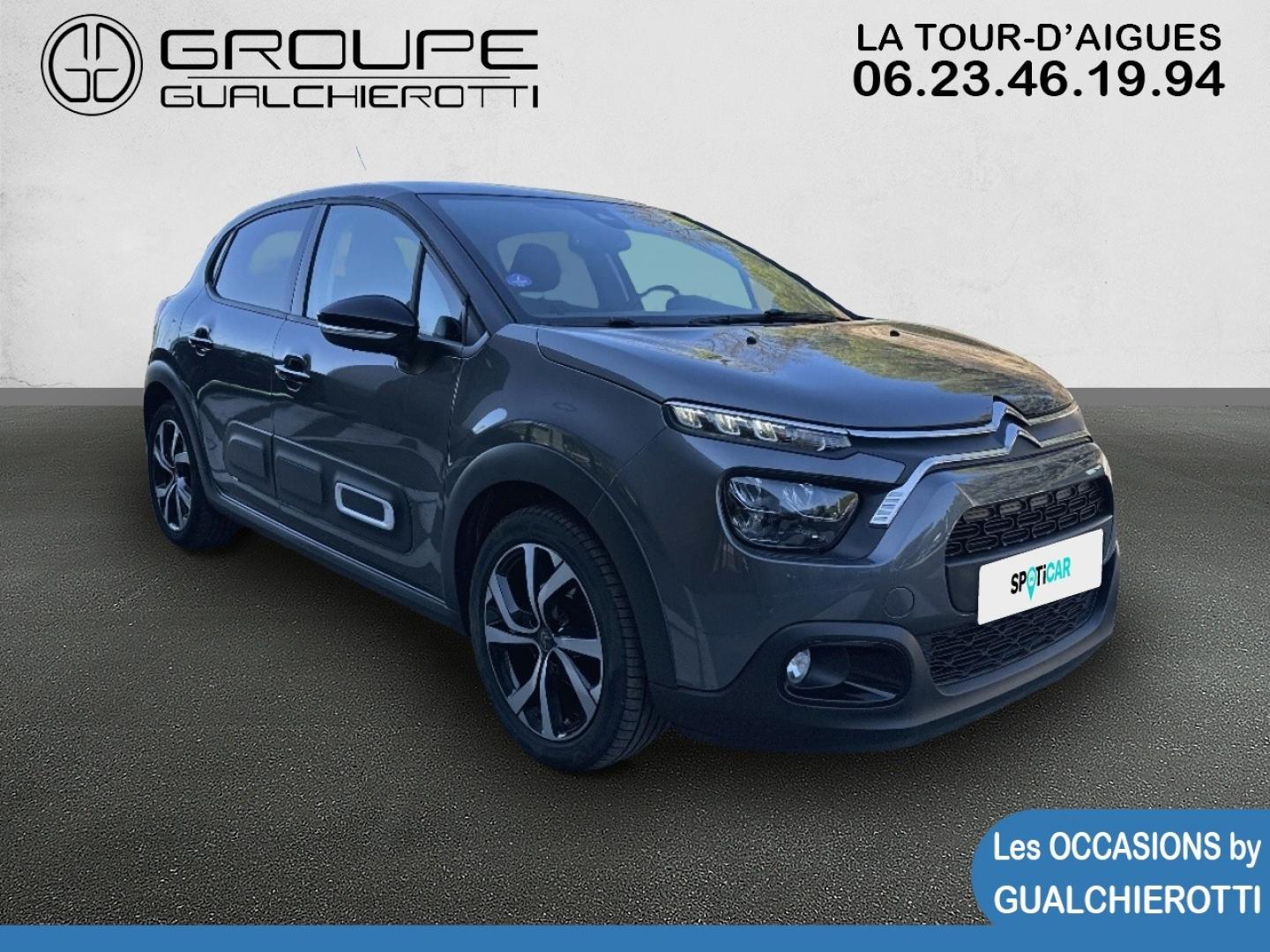Occasion CITROEN C3 1.2 PureTech 110ch S&S Shine Pack EAT6 12490€ - GUALCHIEROTTI La Tour d'Aigue