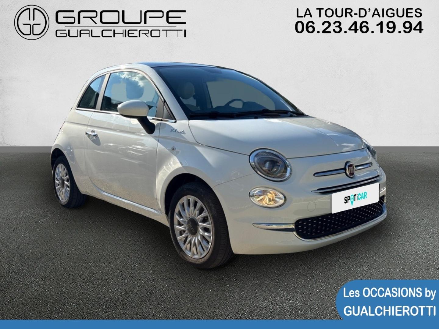 Occasion FIAT 500 1.0 70ch BSG S&S Dolcevita 13990€ - GUALCHIEROTTI La Tour d'Aigue