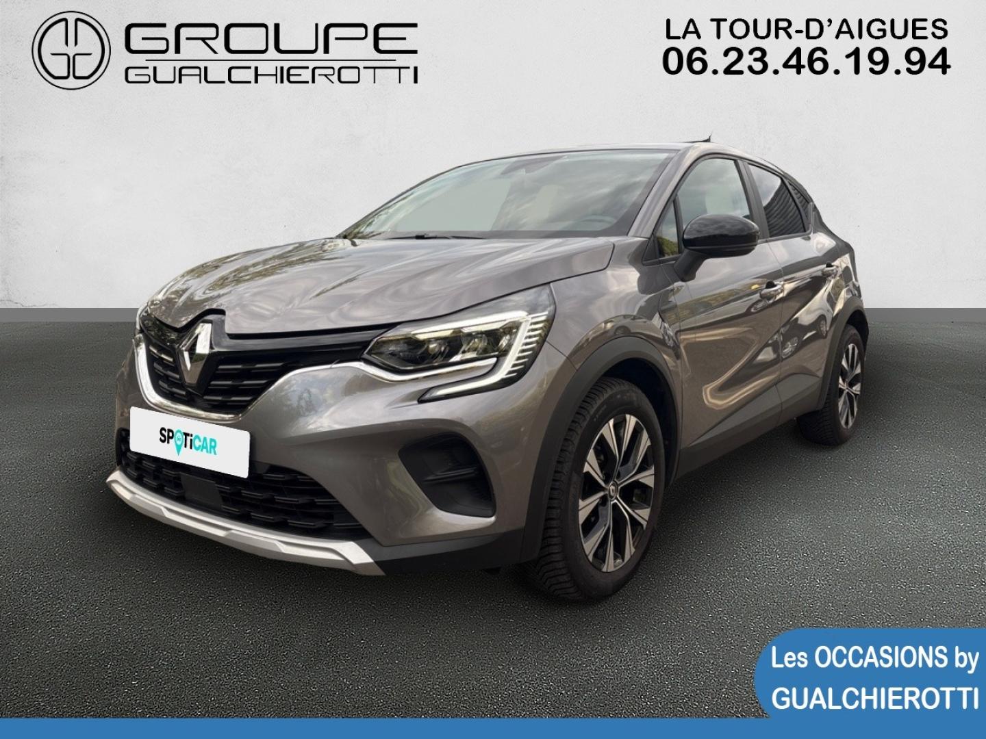 Occasion RENAULT Captur 1.6 E-Tech hybride 145ch Evolution 18990€ - GUALCHIEROTTI La Tour d'Aigue