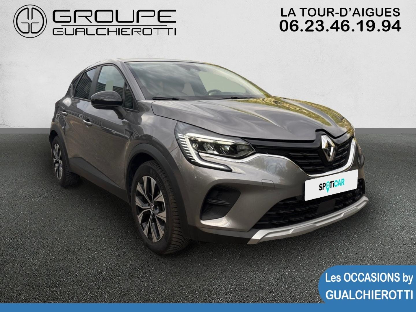 Occasion RENAULT Captur 1.6 E-Tech hybride 145ch Evolution 18990€ - GUALCHIEROTTI La Tour d'Aigue